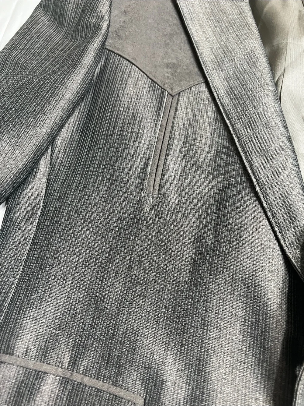 Men's Silver-Grey Cowboy inspired Western Sport Coat Blazer